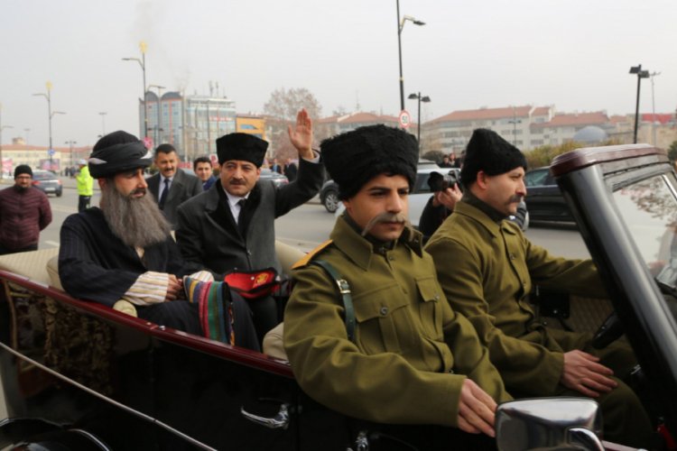 Atat&uuml;rk'&uuml;n Sivas'tan ayrılışı, temsili olarak canlandırıldı