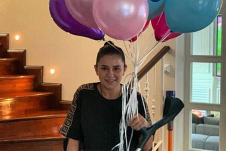 Merve &Ouml;zbey'den ameliyat sonrası ilk fotoğraf