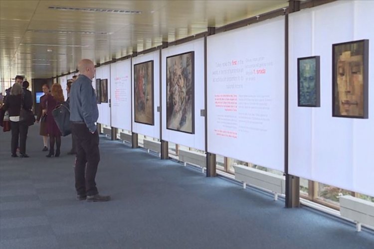 Cenevre'de 'Hayat Devam Ediyor, Sanat Devam Ediyor' sergisine b&uuml;y&uuml;k ilgi
