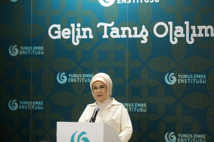 Emine Erdoğan, Yunus Emre Enstit&uuml;s&uuml; T&uuml;rk K&uuml;lt&uuml;r Merkezi'nin a&ccedil;ılış t&ouml;renine katıldı