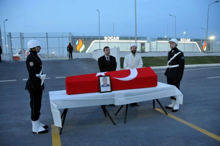Vefat eden polis memuru i&ccedil;in uğurlama t&ouml;reni d&uuml;zenlendi