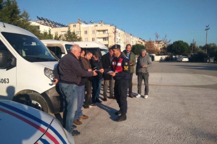 Jandarma servis şof&ouml;rlerine eğitim verdi