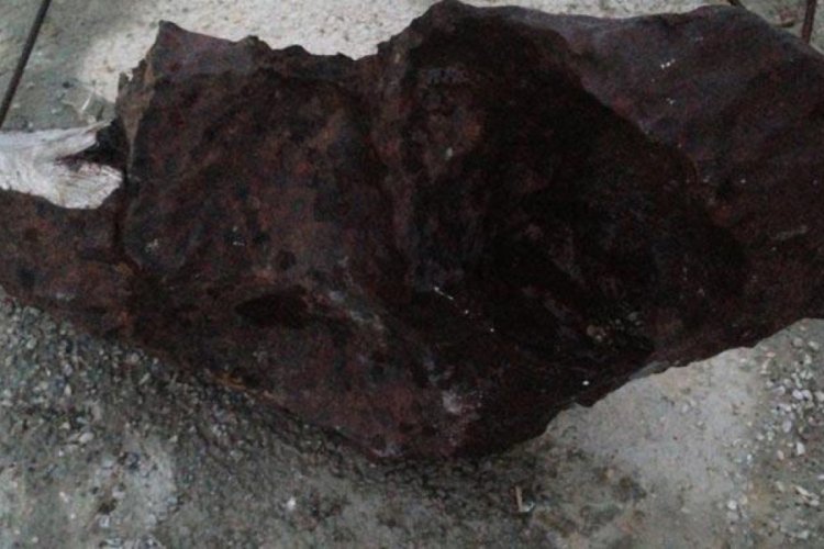 T&uuml;rkiye'de 68 kilogramlık yeni bir demirli g&ouml;k taşı bulundu