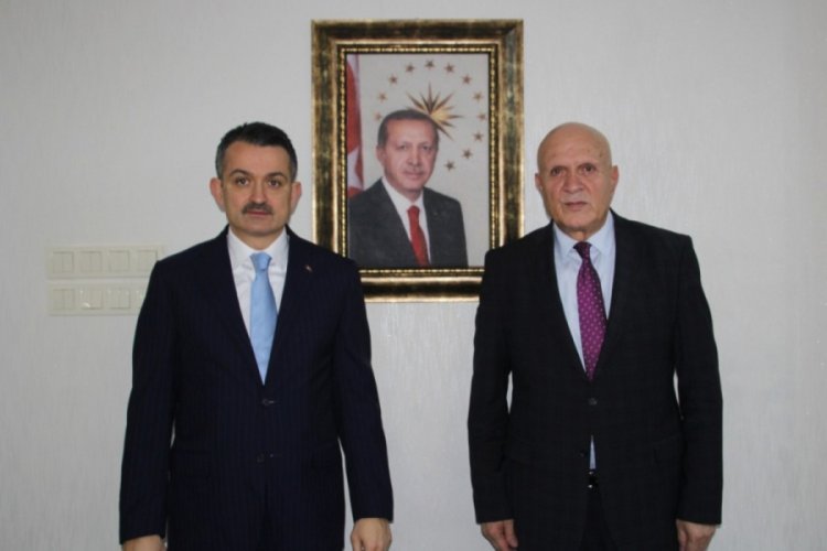 Bakan Pakdemirli'den Başkan Pekmezci'ye ziyaret