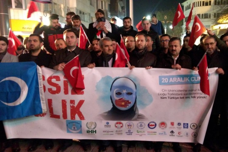 K&uuml;tahya Doğu T&uuml;rkistan i&ccedil;in tek ses oldu