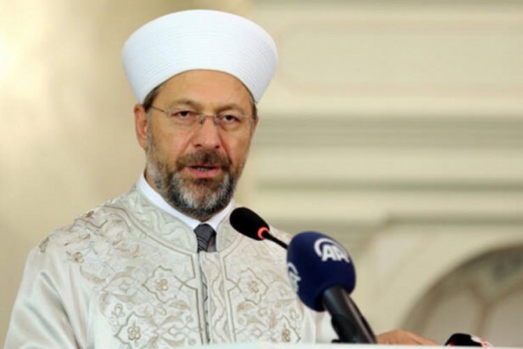Erbaş: "İnsan yery&uuml;z&uuml;n&uuml;n ve eşyanın esiri olmuştur"
