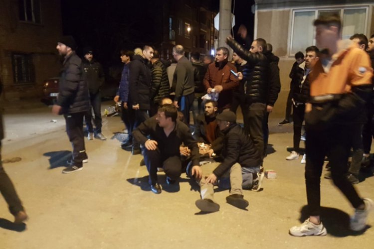 Bursa İneg&ouml;l'de otomobil motosiklete &ccedil;arptı: 1 yaralı