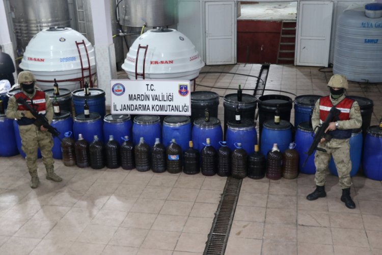 117 ton sahte i&ccedil;ki ele ge&ccedil;irildi