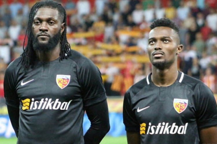 Kayserispor'da Mensah da takımdan ayrılıyor