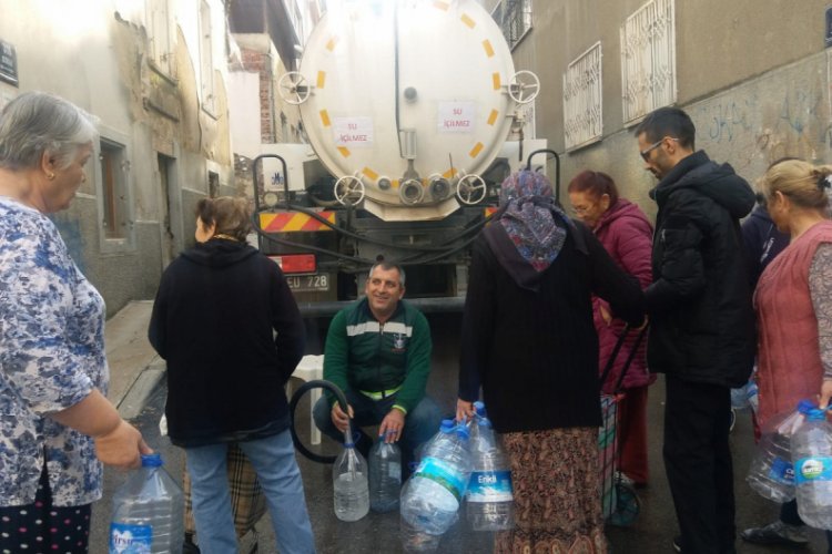 Su arızası giderildi, ana hatta su verilmeye başlandı