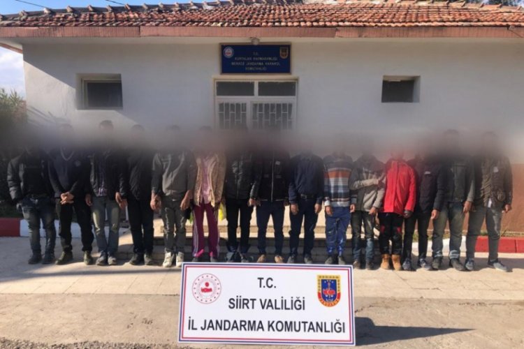 Bangladeş uyruklu 15 d&uuml;zensiz g&ouml;&ccedil;men yakalandı