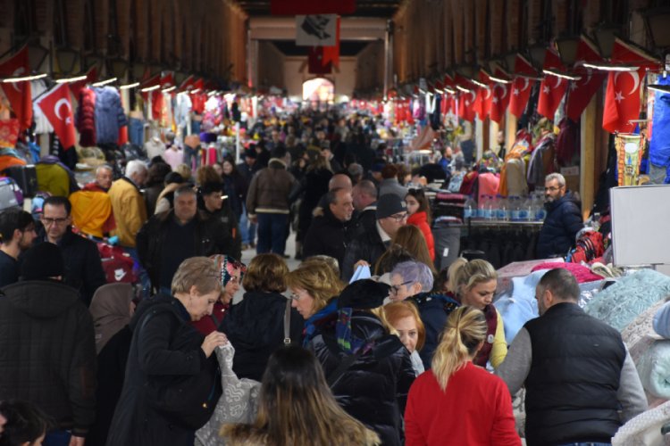 Edirne'de Noel alışverişi yoğunluğu