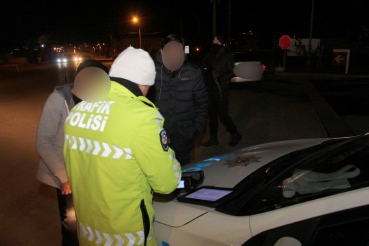 Polis ekipleri tarafından uygulama yapıldı