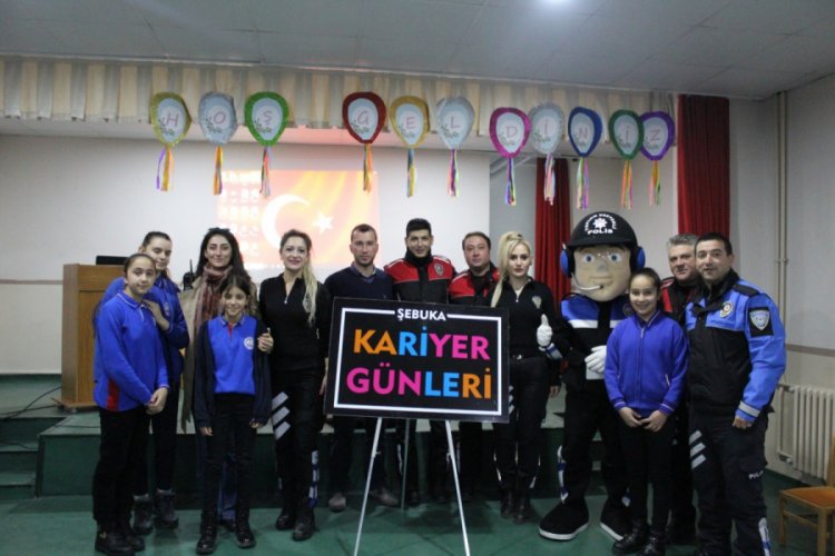 &Ouml;ğrencilere polislik mesleği anlatıldı