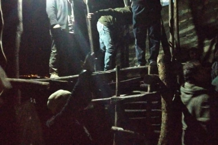 K&ouml;m&uuml;r ocağında g&ouml;&ccedil;&uuml;k meydana geldi
