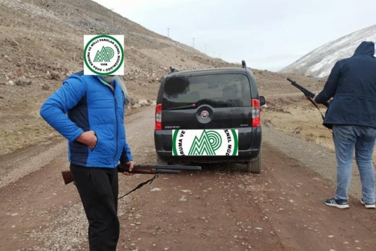 Ka&ccedil;ak avcılara para cezası kesildi