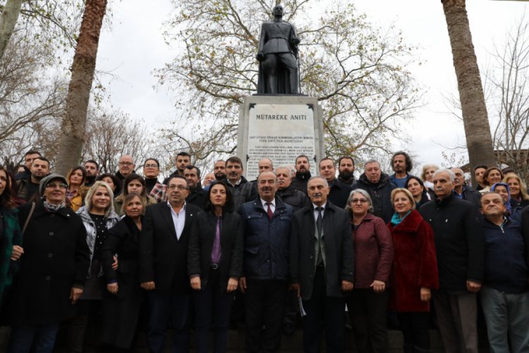 İsmet İn&ouml;n&uuml;, Bursa Mudanya'da anıldı