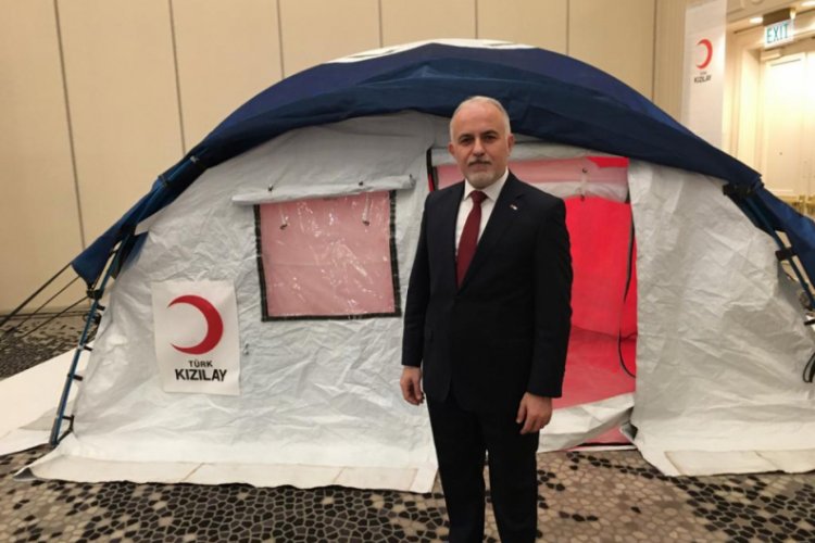 T&uuml;rk Kızılay'ı yeni &ccedil;adırını tanıttı