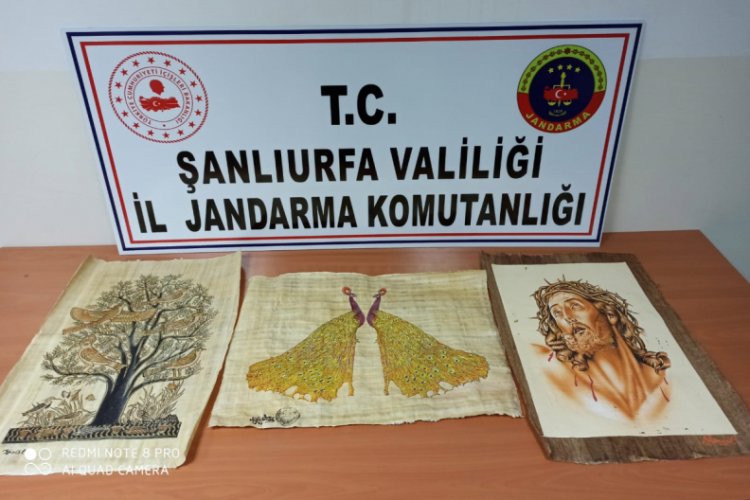 Şanlıurfa'da tarihi eser ka&ccedil;ak&ccedil;ılığına 3 g&ouml;zaltı