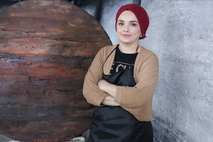 Ressam Emine Dokumacı: Resim yaparken Anadolu'dan ilham alıyorum