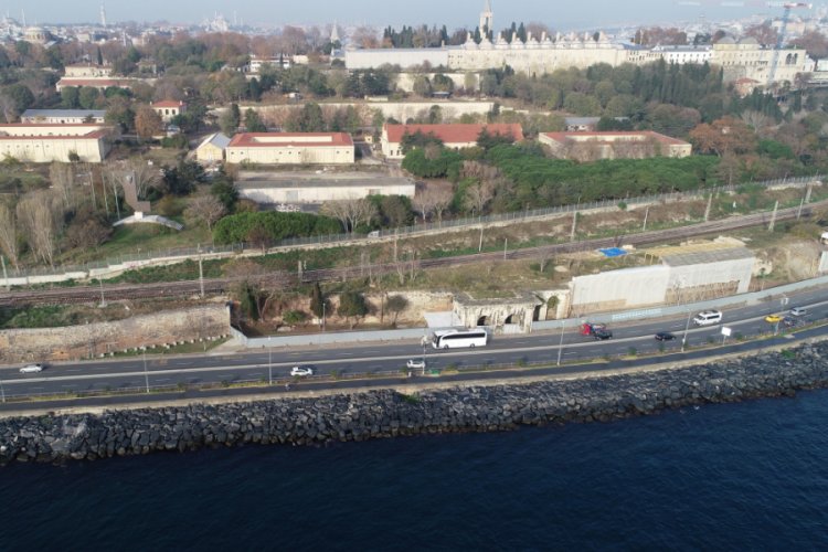 Topkapı Sarayı'nda "kayma" b&ouml;yle takip ediliyor