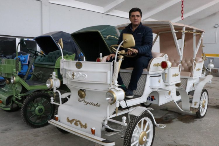 Adalar'da denenmesi i&ccedil;in 3 elektrikli fayton g&ouml;nderildi