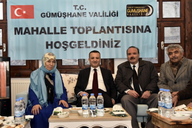 Vali Taşbilek vatandaşlarla bir araya geldi