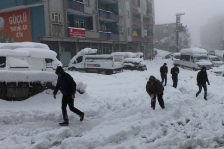 Meteorolojiden 2 il i&ccedil;in yoğun kar yağışı uyarısı