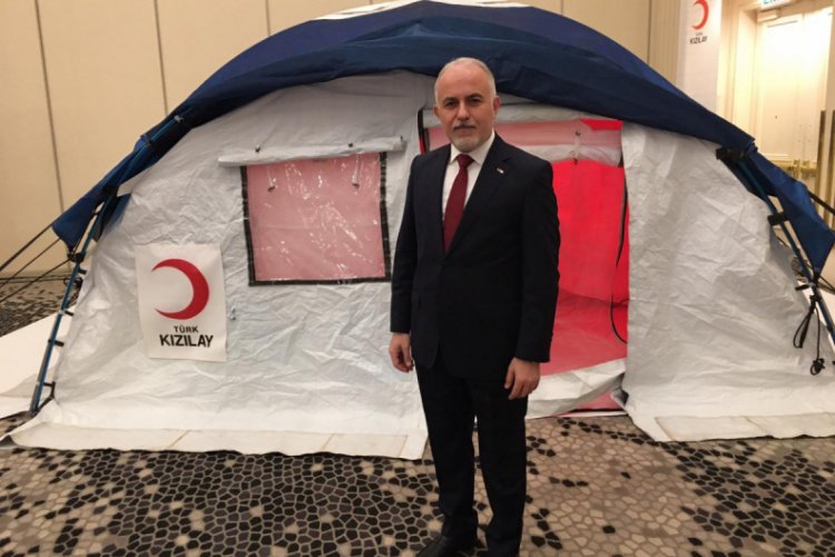 Kızılay, İdlib'ten g&ouml;&ccedil;enler i&ccedil;in Suriye i&ccedil;inde &ccedil;adır kentler kuracak