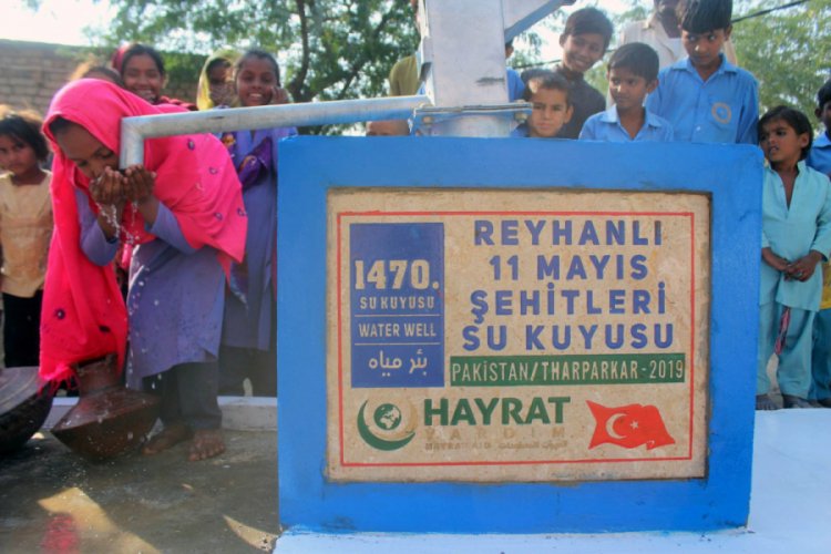 Reyhanlı 11 Mayıs Şehitler Derneği adına Pakistan'da su kuyusu a&ccedil;ıldı