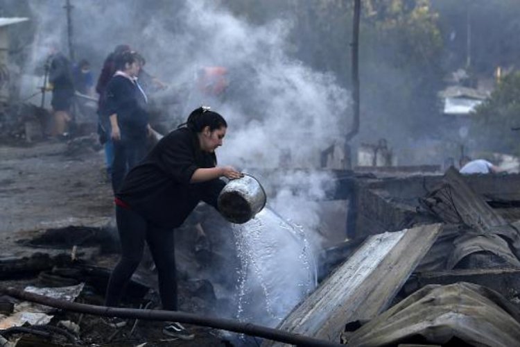 Şili'de orman yangınının sabotaj olduğu iddiası