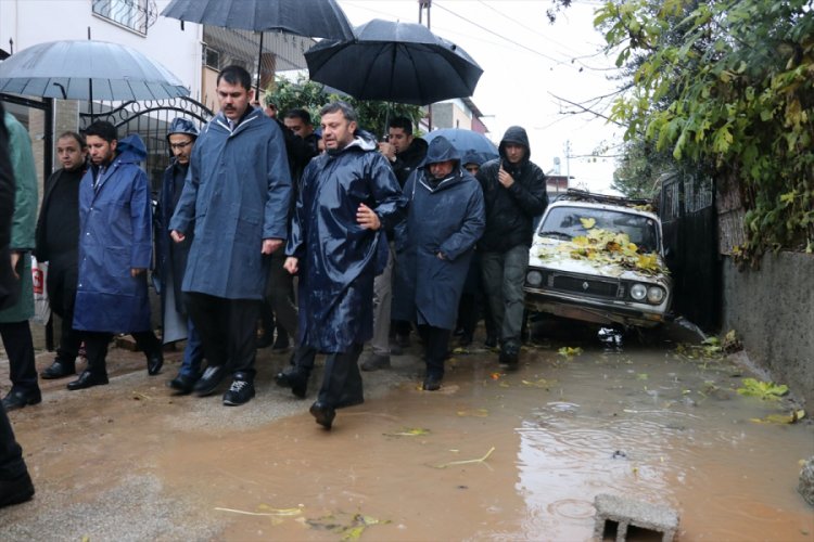 Bakan Kurum'dan sel felaketine ilişkin a&ccedil;ıklama