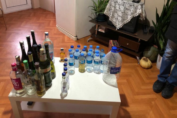 Bursa'da sahte i&ccedil;ki operasyonunda 6 ş&uuml;pheli g&ouml;zaltında