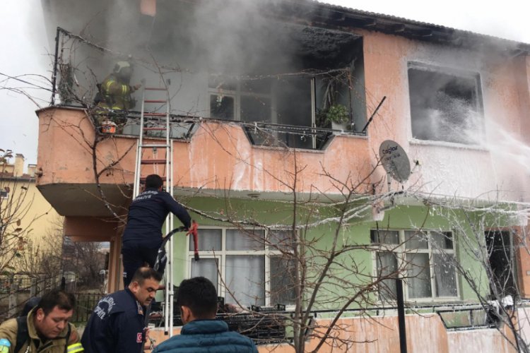 Prizden &ccedil;ıkan yangın korkuttu