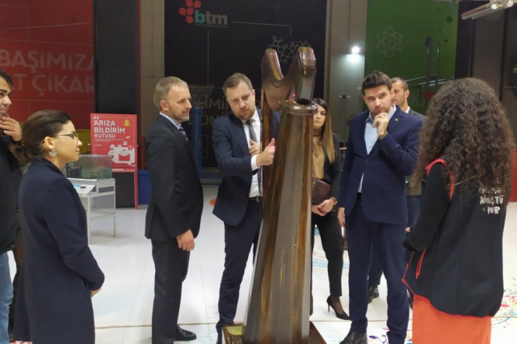 B&uuml;y&uuml;kel&ccedil;i, Bursa Bilim ve Teknoloji Merkezi'ni ziyaret etti
