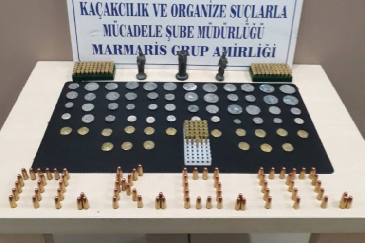 Marmaris'te tarihi eser ka&ccedil;ak&ccedil;ılığı operasyonu