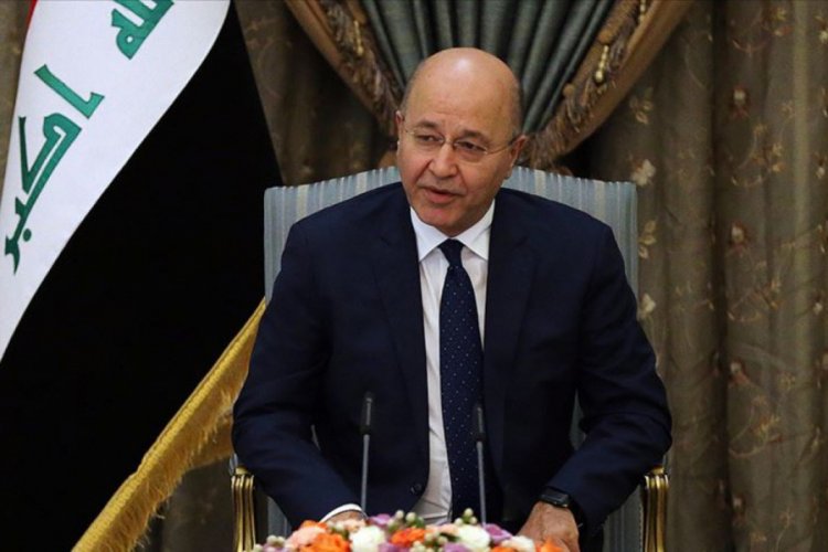 Irak Cumhurbaşkanı Salih'ten 'dış m&uuml;dahaleye karşıyız' a&ccedil;ıklaması