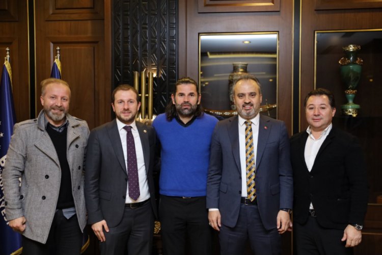 Bursaspor'dan Başkan Aktaş'a ziyaret