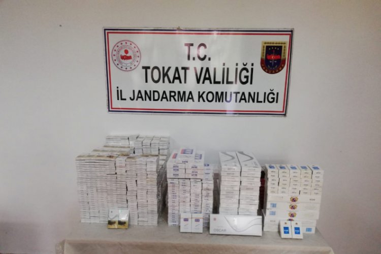 Otob&uuml;sten 212 paket ka&ccedil;ak sigara &ccedil;ıktı