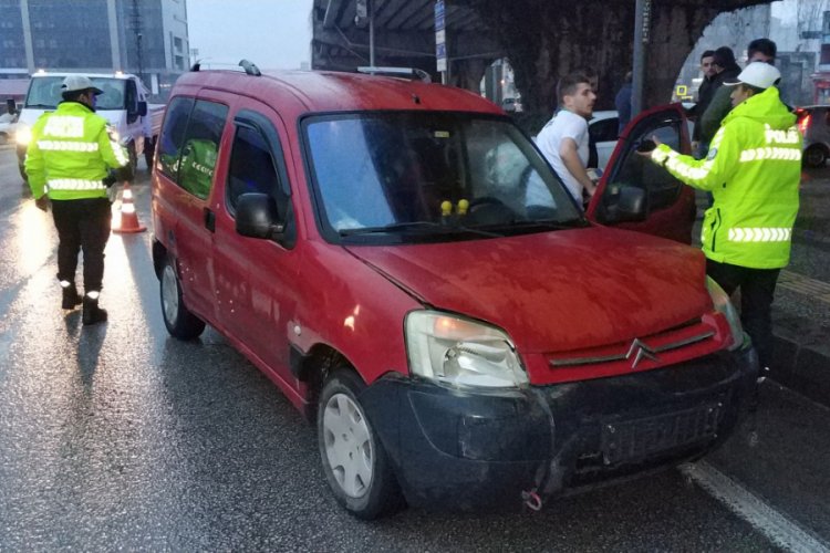 Trafik kazasında 1 kişi yaralandı