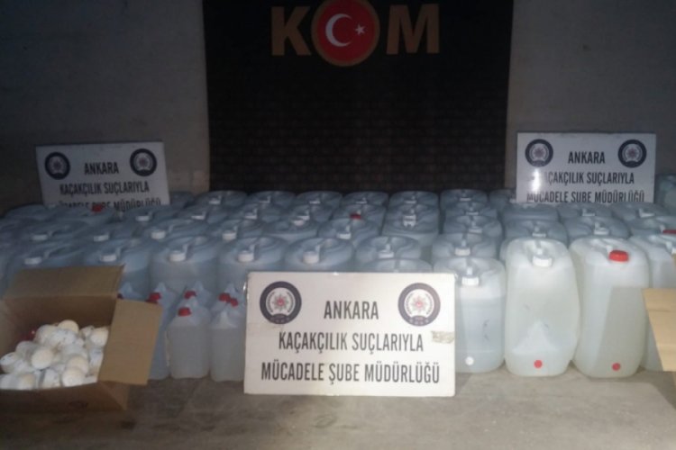 Yılbaşı &ouml;ncesi sahte i&ccedil;ki operasyonu yapıldı