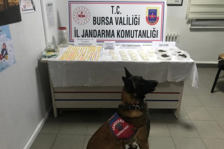 Bursa İneg&ouml;l'de bebek bezinden uyuşturucu &ccedil;ıktı
