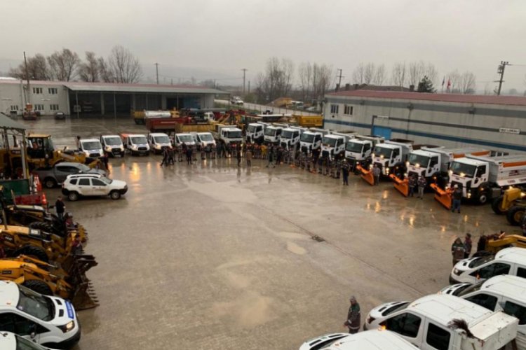 Bursa İneg&ouml;l Belediyesi kışa hazır