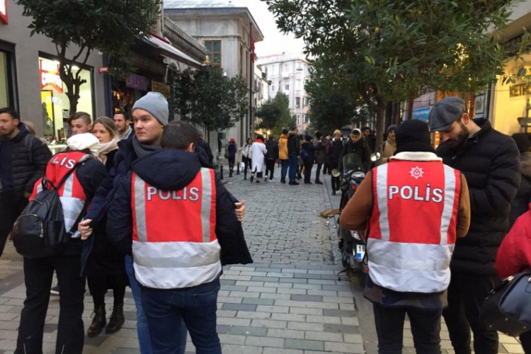 İstiklal Caddesi'nde g&uuml;venlik &ouml;nemleri başladı