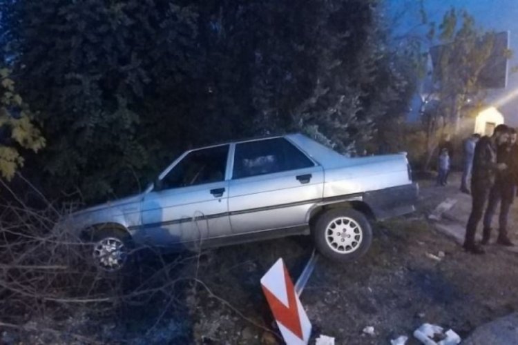 Trafik kazası meydana geldi