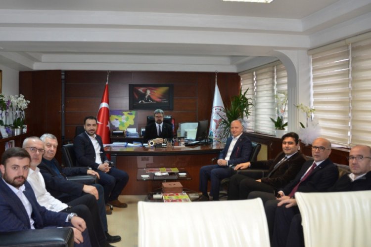 Kızılay Bursa Şube'den Kaşık&ccedil;ı'ya hayırlı olsun ziyareti