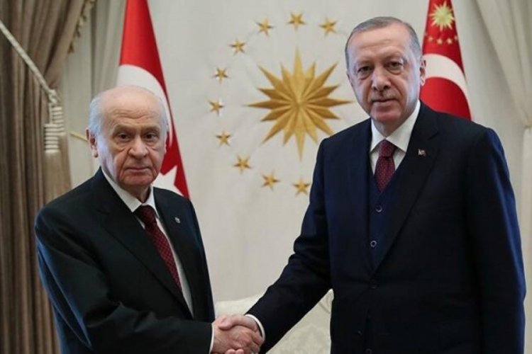 Cumhurbaşkanı Erdoğan, MHP Genel Başkanı Bah&ccedil;eli ile g&ouml;r&uuml;şt&uuml;