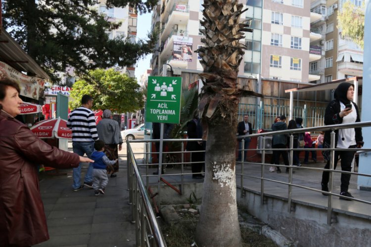 Antalya'da iki garip 'acil toplanma' alanı