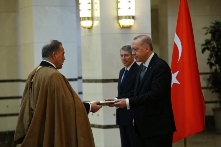 Cumhurbaşkanı Erdoğan, Cezayir B&uuml;y&uuml;kel&ccedil;isini kabul etti