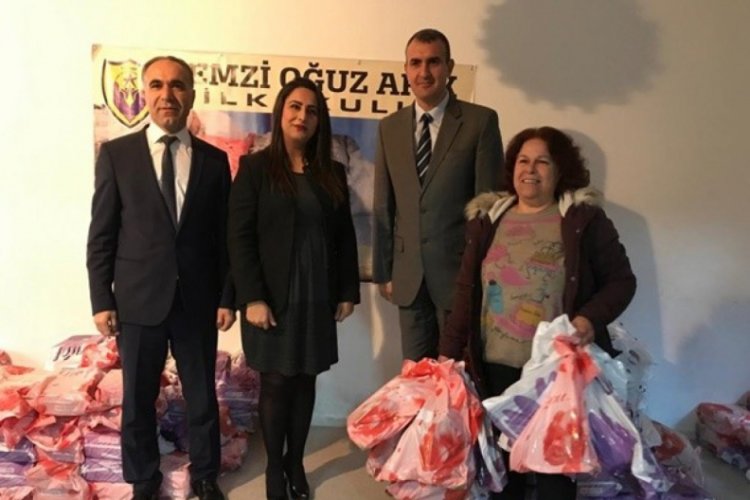 350 &ouml;ğrenciye ayakkabı yardımı
